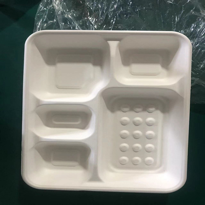 Scatola da pranzo biodegradabile in PVA Bianco su misura e eco-friendly