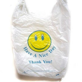 Sacchetti della spesa biodegradabili stampati abitudine, sacchetti di plastica degradabili di PLA