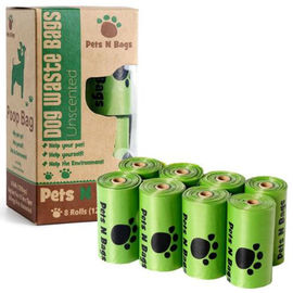 Borse biodegradabili 100% non tossiche della poppa, ricarica biodegradabile Rolls dei sacchetti di plastica