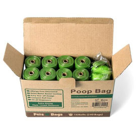 Borse biodegradabili 100% non tossiche della poppa, ricarica biodegradabile Rolls dei sacchetti di plastica
